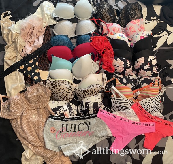 Huge Bra And Lingerie Bundle Keep Or Relist Them!