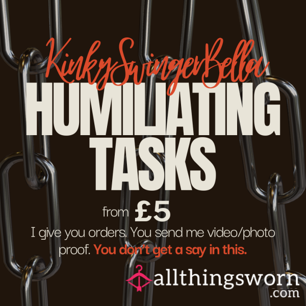 Humiliating Tasks