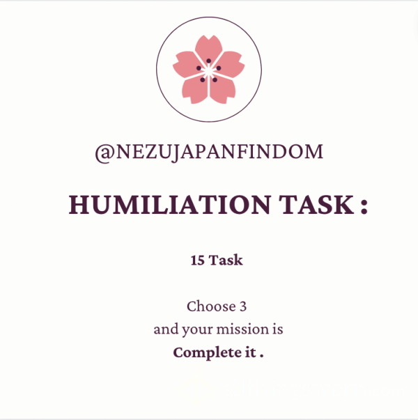 Humiliation Task