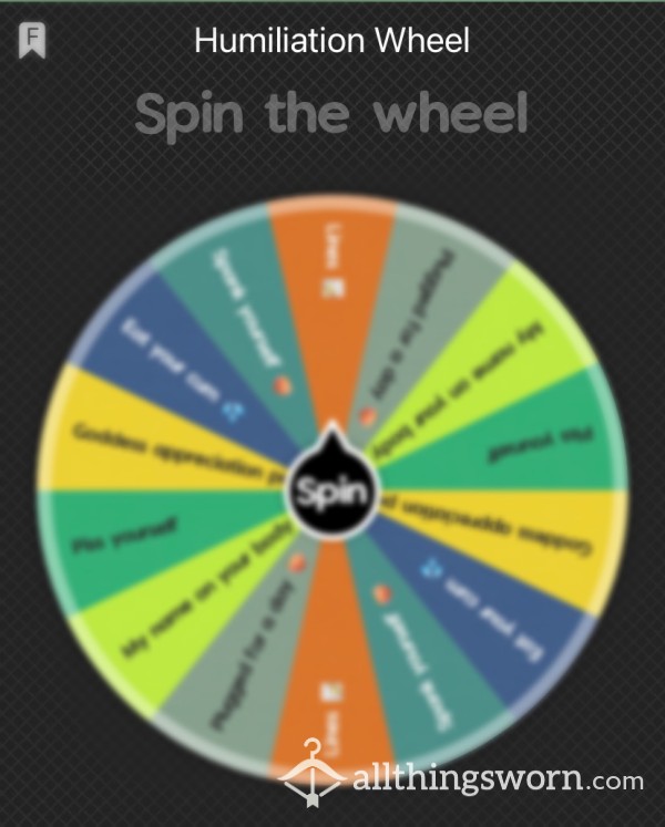 Humiliation Wheel 🖕🏻