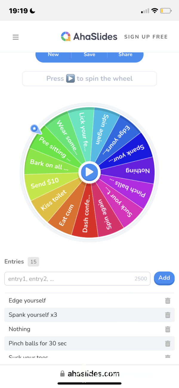 Humiliation Wheel