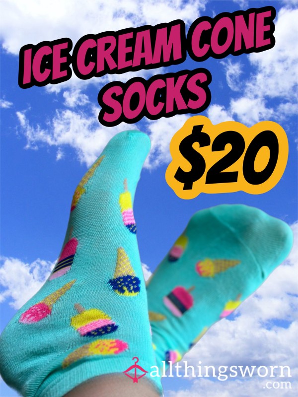 Ice Cream Cone Socks