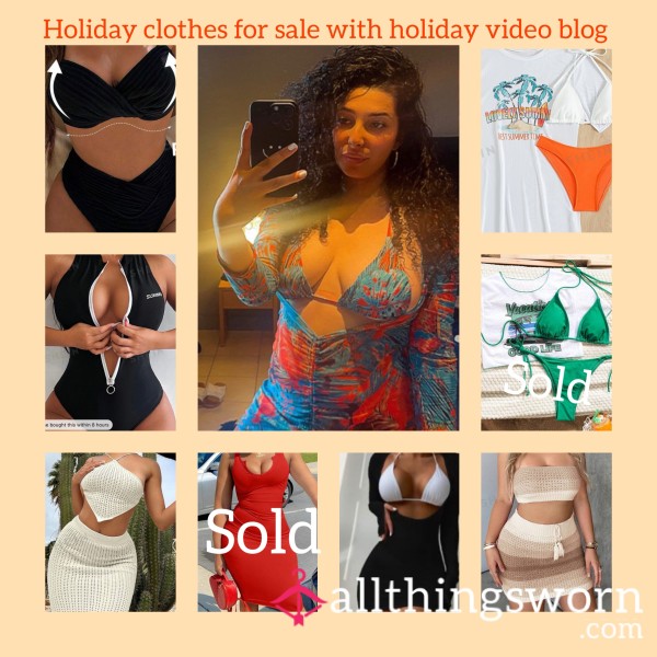 IM ON HOLIDAY! 🏖️ ☀️ I Have Lots To Choose From And Also Panties! Sold With A S**y Video Holiday Blog ❤️