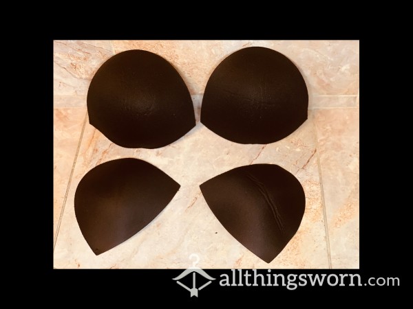 Infused Erotic Black Bra Pads