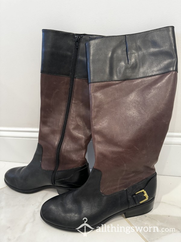 Tall Leather Boots