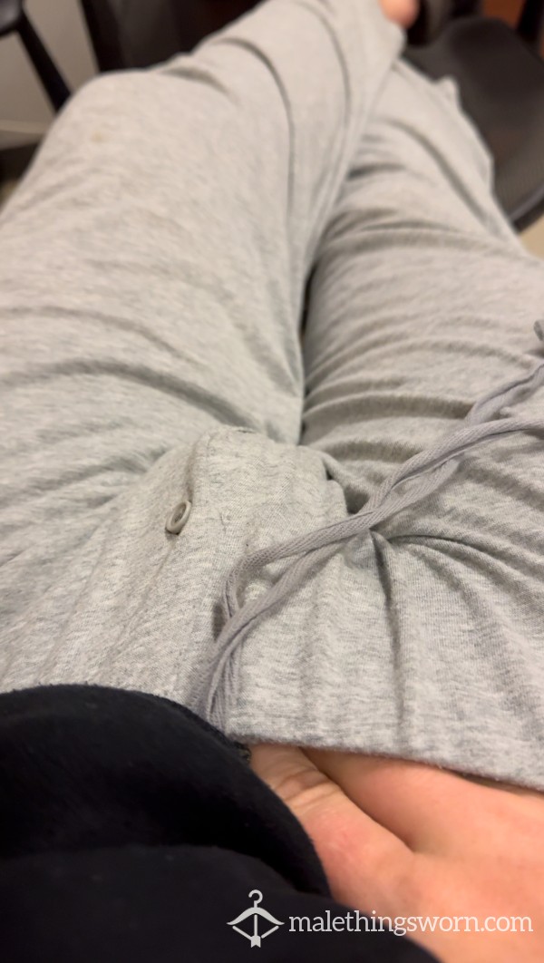 Jerking My C*ck In Gray Sweats And Moaning