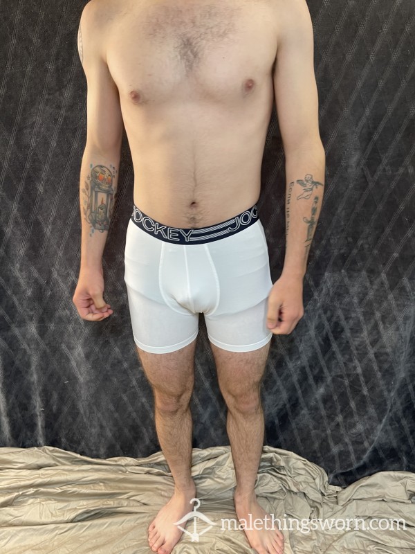 Jockey White Size Small Boxer Briefs