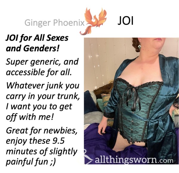 JOI 9.5 Min - JOI For All Genders And S**es!  Mildly Painful + Watch Me C*m <3