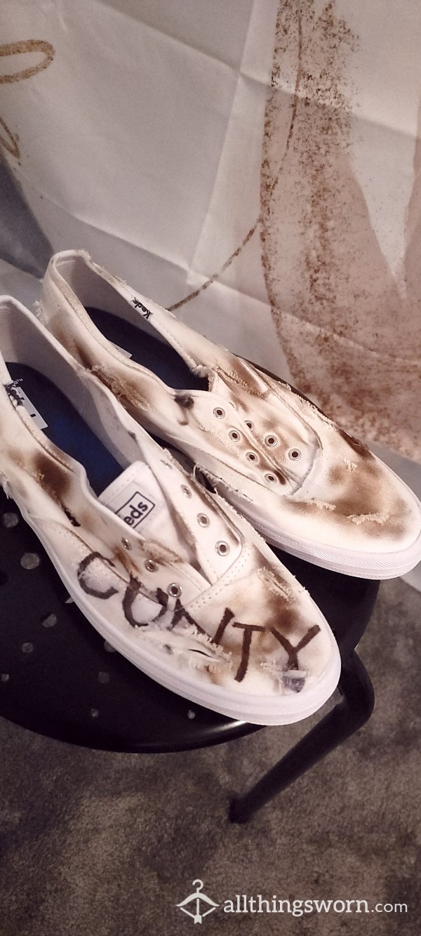 Keds I Destroyed With Fire, Blades And C**ty