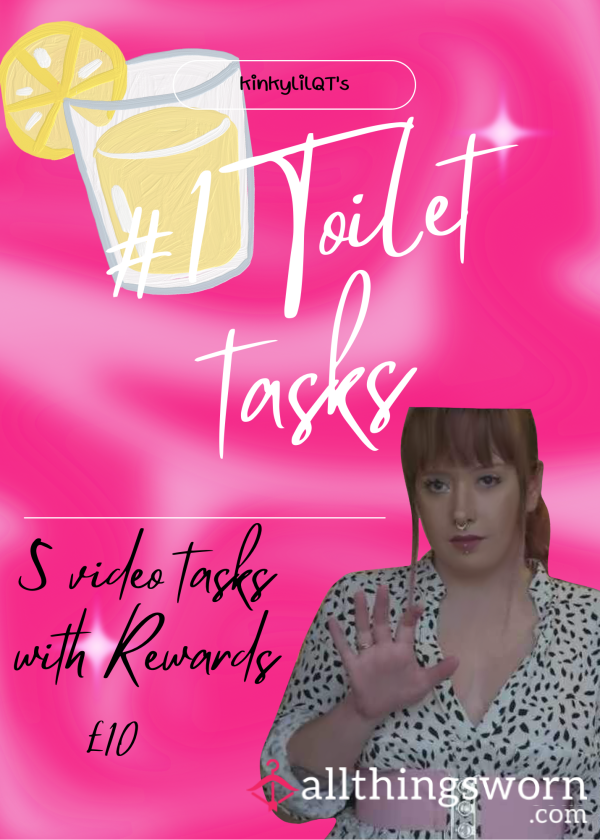 KinkylilQTS #1 Video Toilet Tasks With Rewards