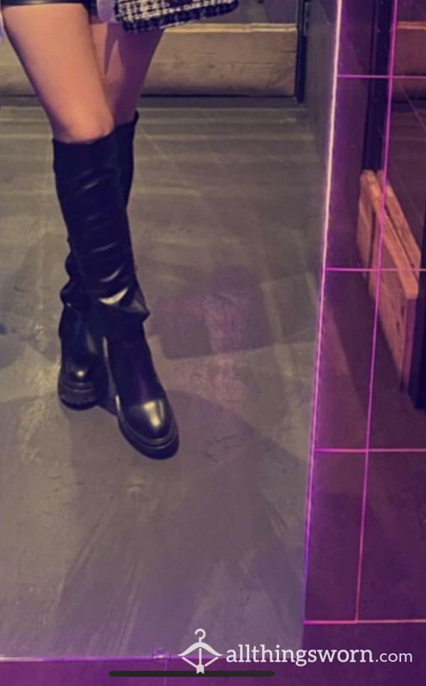 Knee High Boots Worn