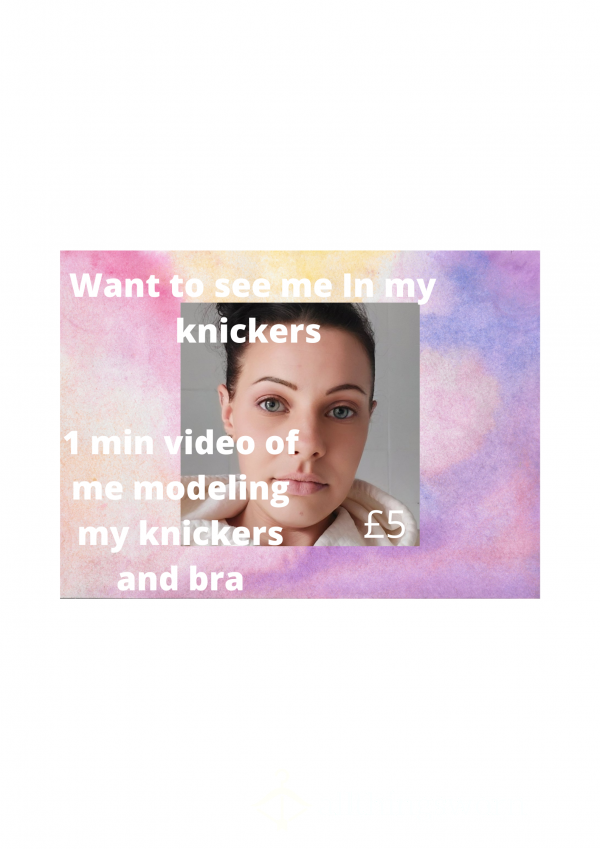 Knicker And Bra Modeling