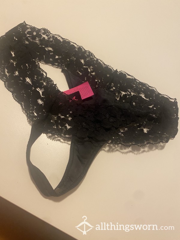 La Senza Black Lace Thong