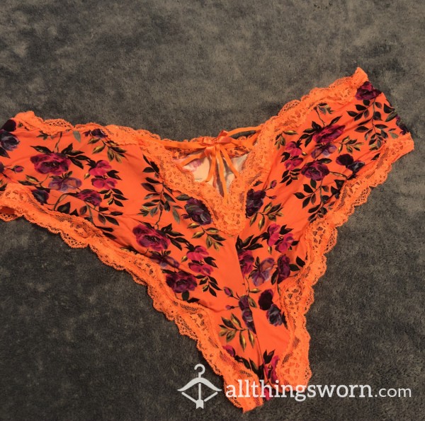 Lace Cheeky Silk Panties