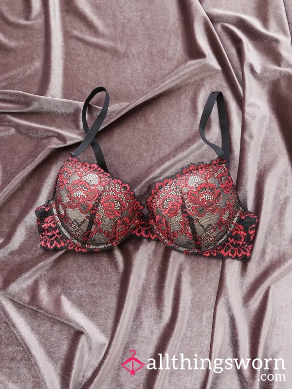 Lace Double Push-up Molded Bra 38B