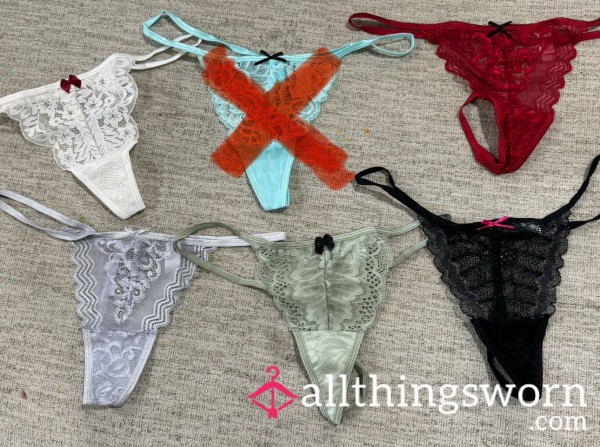 Lace G-string Thongs