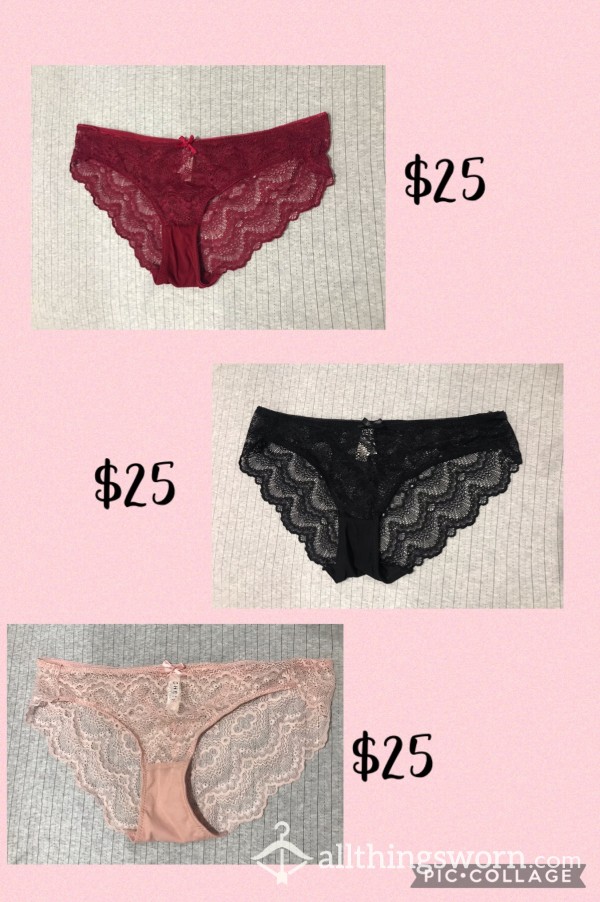 Lace Scallop Pattern Panties