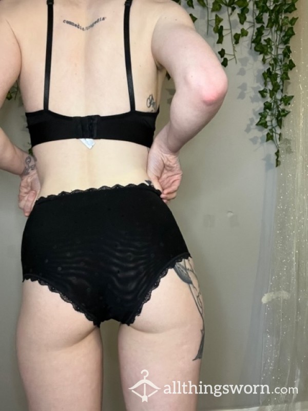 Lacey Black Panties