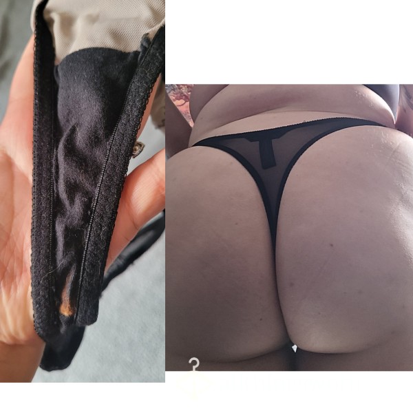 Lacey Black Thong