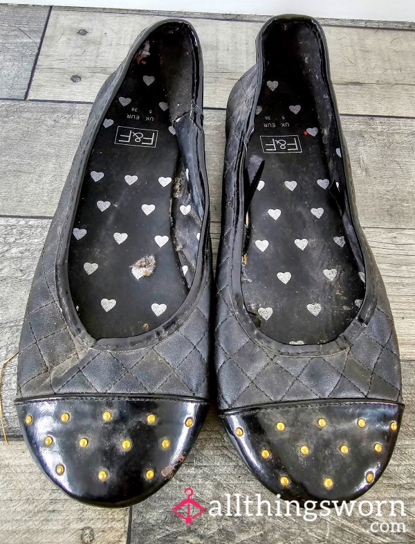 Ladies Ruined Flat Shoes For You Foot Fet**h Buyers And Lovers