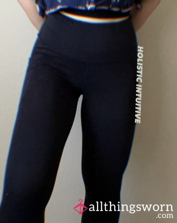 Large Black Yoga Pants With Pockets