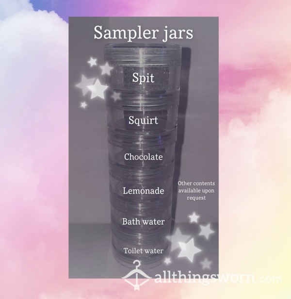 Large Sampler Jar Tower Of Your Favorite Contents