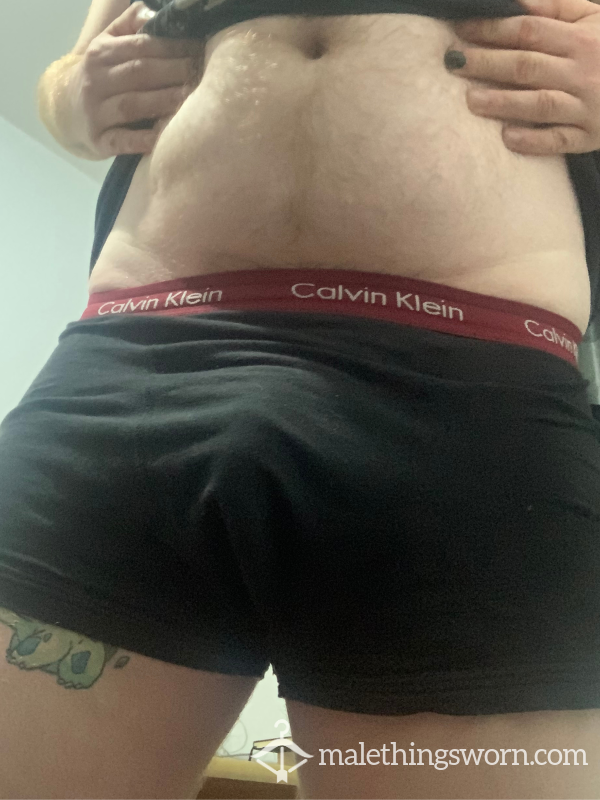 Large Well-Worn Maroon Calvins