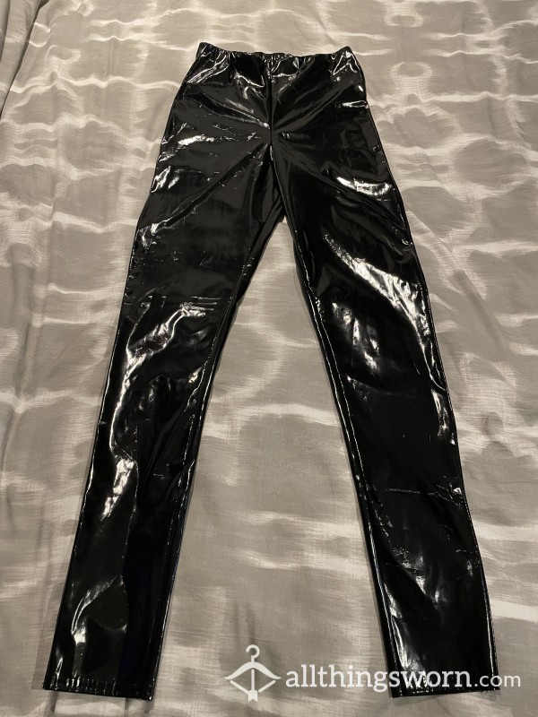 Latex Leggings Black