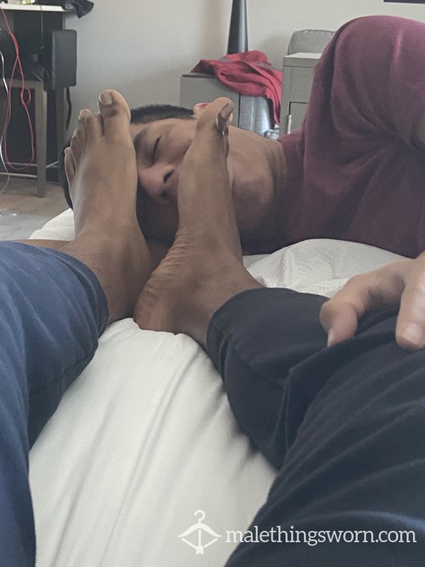 Latin Twink Worships Indian Arab Bro Feet. Arab Foot Worship