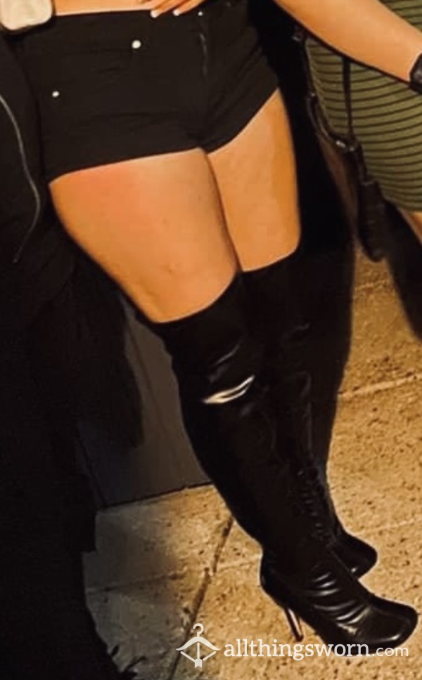 Leather Black Boots