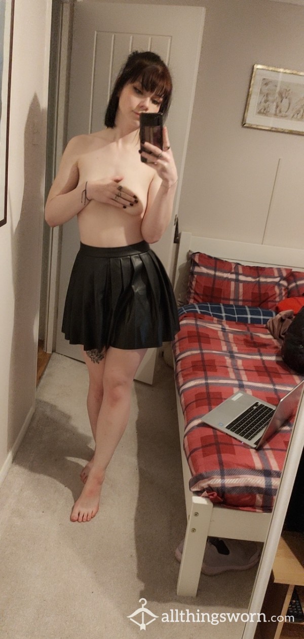 Leather Effect Skirt