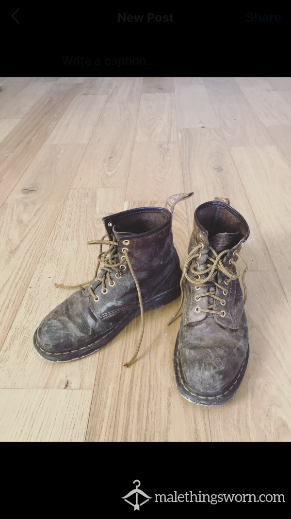 Leather Work Boots.