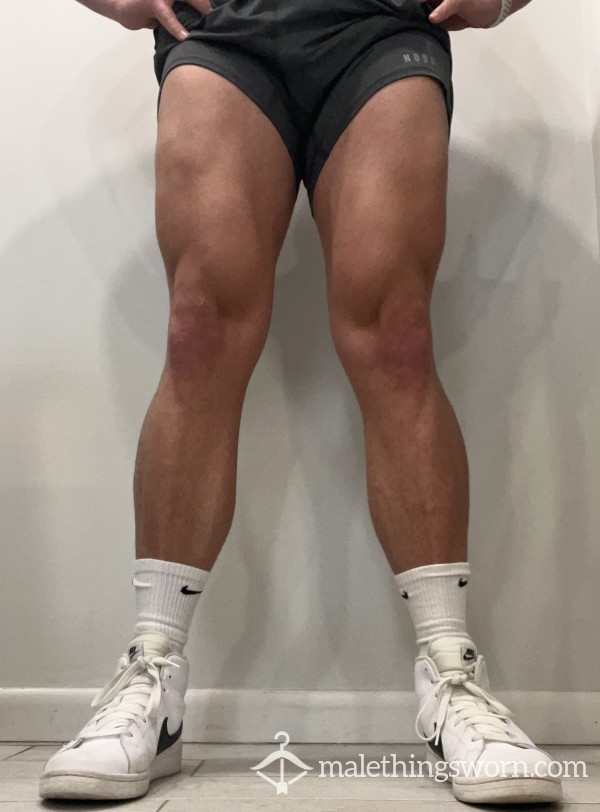 Leg Day Nike High White Socks