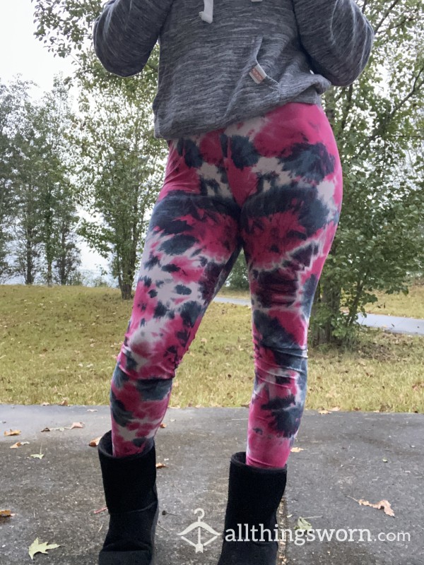 ✨Pink Leggings 🌺 Come Smell This A** And Pu**y 💋