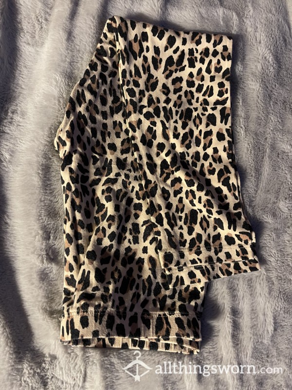 Leggings Leopard Print 3/4 Length