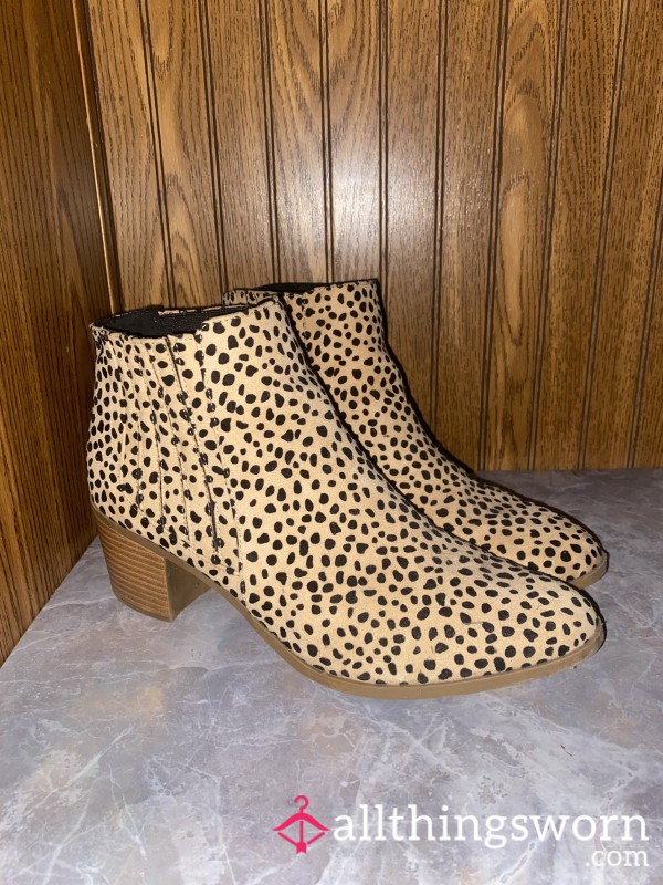 Leopard Print Booties💋