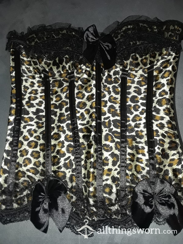 Leopard Print Corset