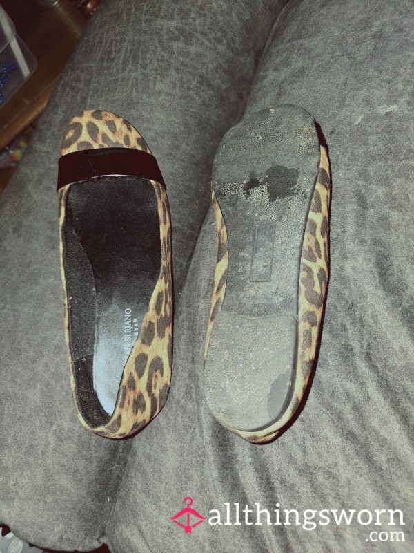 Leopard Print Flats