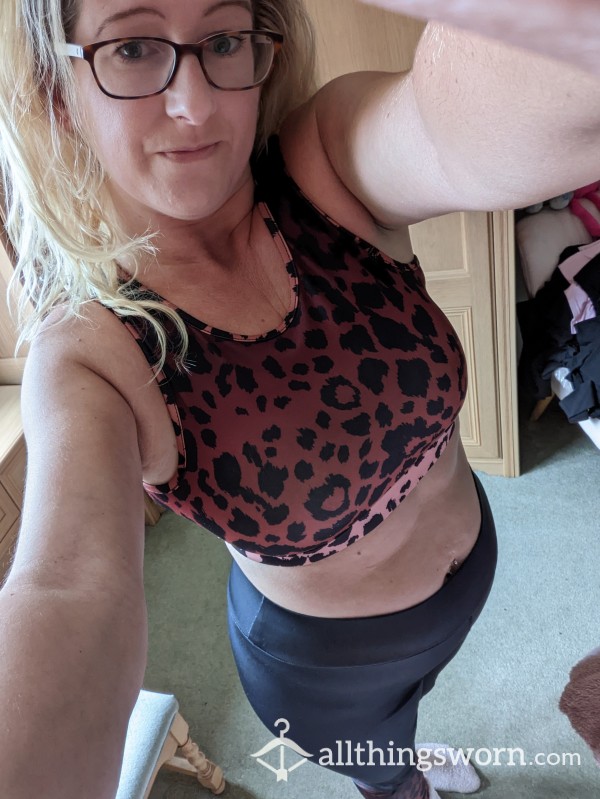 Leopard Print Gym Set