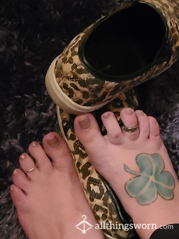 My Fav Slip On And Go's. Leopard!