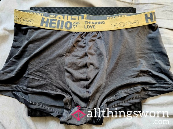 Lesbian Mechanic Stained Underwear Boxers