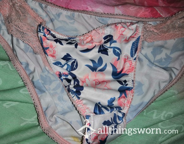 Lesbian Well Worn Silky Knickers (5 Days)