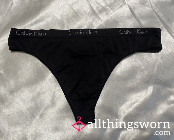 Little Black Calvin Klein Thong