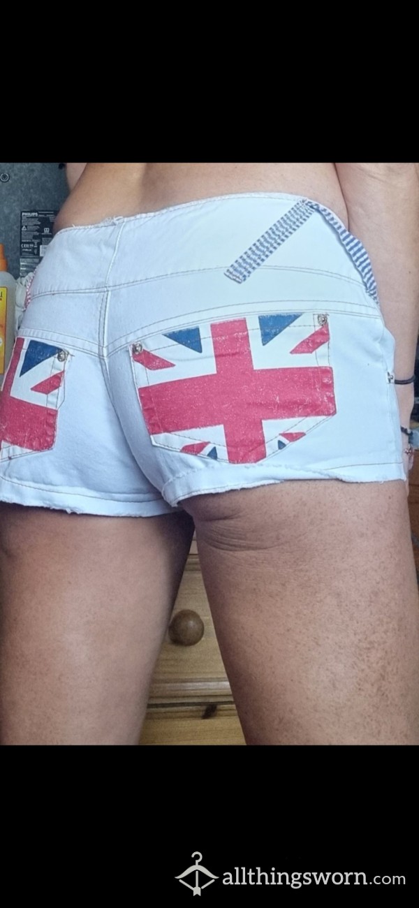 Little White Denim Shorts