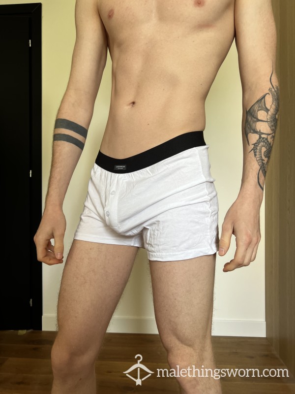 Loose Fit Bu*ton Fly Boxers