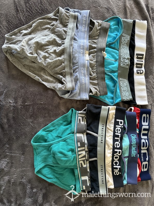 Lot Of Men’s Briefs Sm-Med