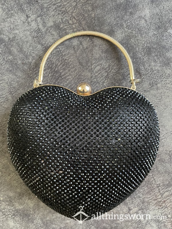 Love Me Not Rhinestone Purse