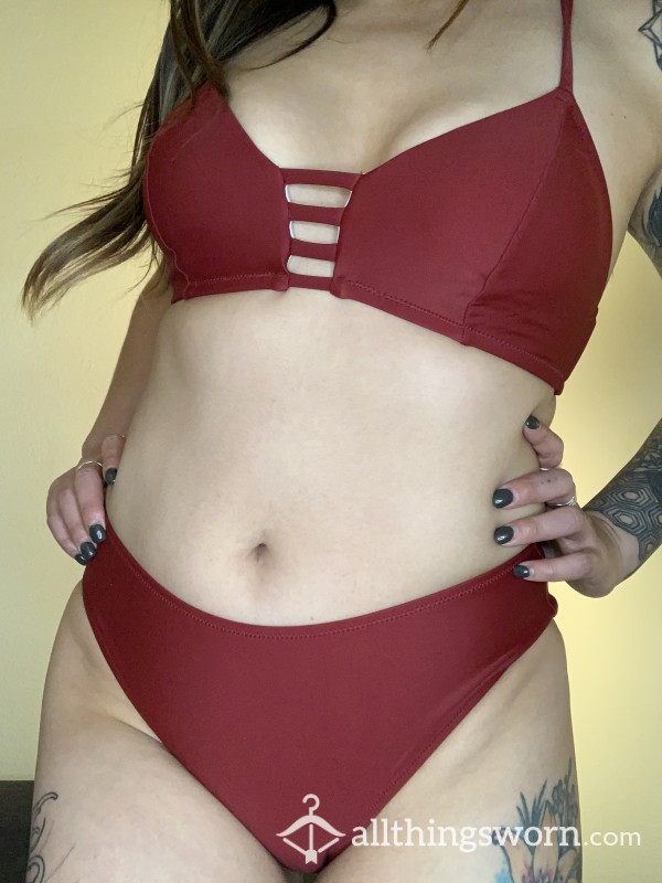 ‼️CLOSEOUT SALE‼️ 🔴BOGO Free Swimsuits🔴 My Favorite 💋s**y Red Bikini Set