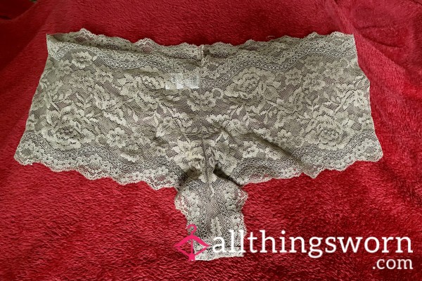 M And S Bronze Laced Panties