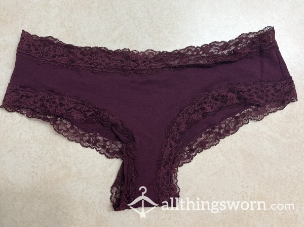 Maroon Cheeky Panties